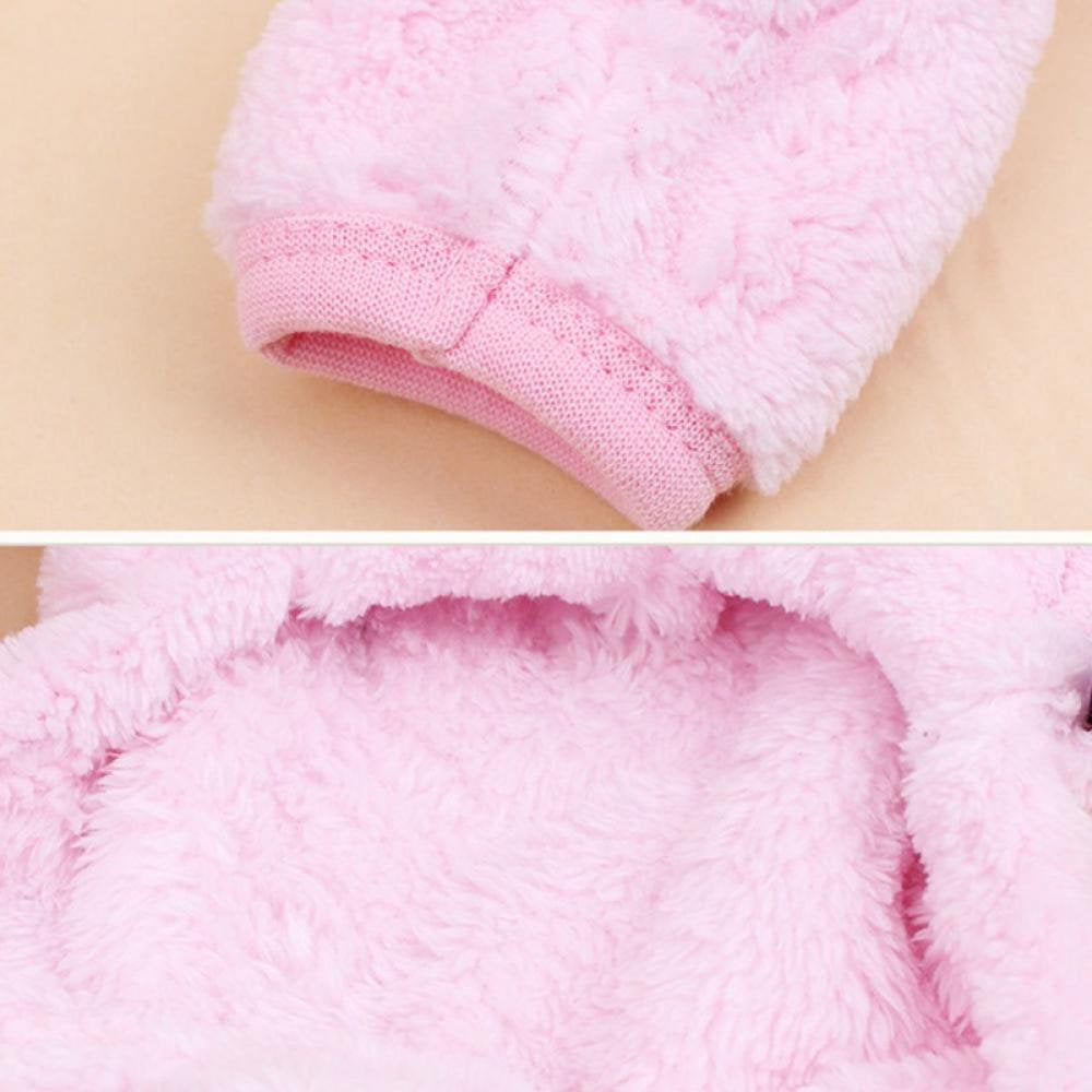 Jongmart Pet Halloween Costume, Cute Pink Pig Dogs Outfit Warm Apparel for Dog Fall Winter Animals & Pet Supplies > Pet Supplies > Dog Supplies > Dog Apparel Jongmart