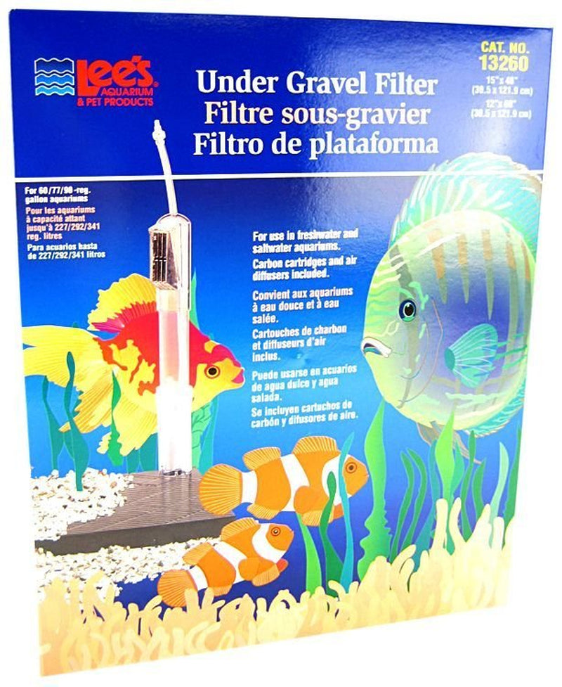 Lees S13260 60-90 Gal Original Undergravel Filter Aquarium Animals & Pet Supplies > Pet Supplies > Fish Supplies > Aquarium Filters LEES