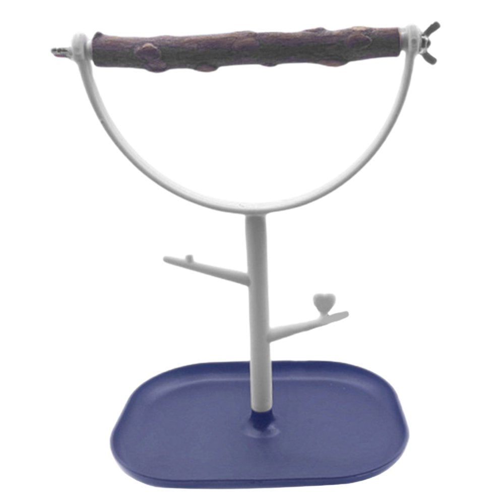 Bird Stand Anti-Skid Chassis Training Rack Creative Parrot Exercise Gym Playstand Bird Toy Animals & Pet Supplies > Pet Supplies > Bird Supplies > Bird Gyms & Playstands Yoone White 2