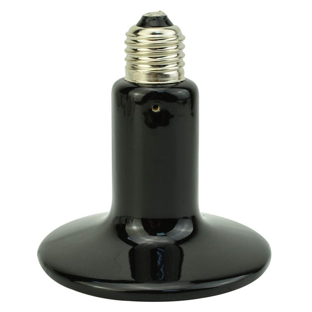 Suzicca 75W Reptile Heat Lamp, Infrared Waterproof Ceramic Heat Lamp E27 Lampholder Ceramic Heating Lamp for Reptile Amphibian Suzicca