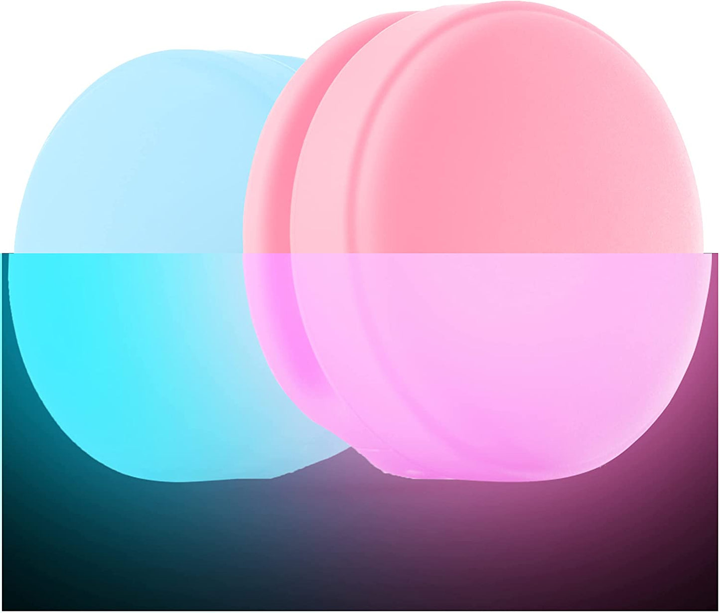 Airtag Dog Collar Holder, Airtag Cat Collar Holder for 3/8, 5/8, 3/4, 1 Inch Dog and Cat Collar(2 Pack), Upgraded Air Tag Dog Collar and Air Tag Cat Collar Silicone Case for Apple Airtag Electronics > GPS Accessories > GPS Cases THXSBUDDY Luminous_Pink+Blue L -1”(Fit 3/4”, 1”)