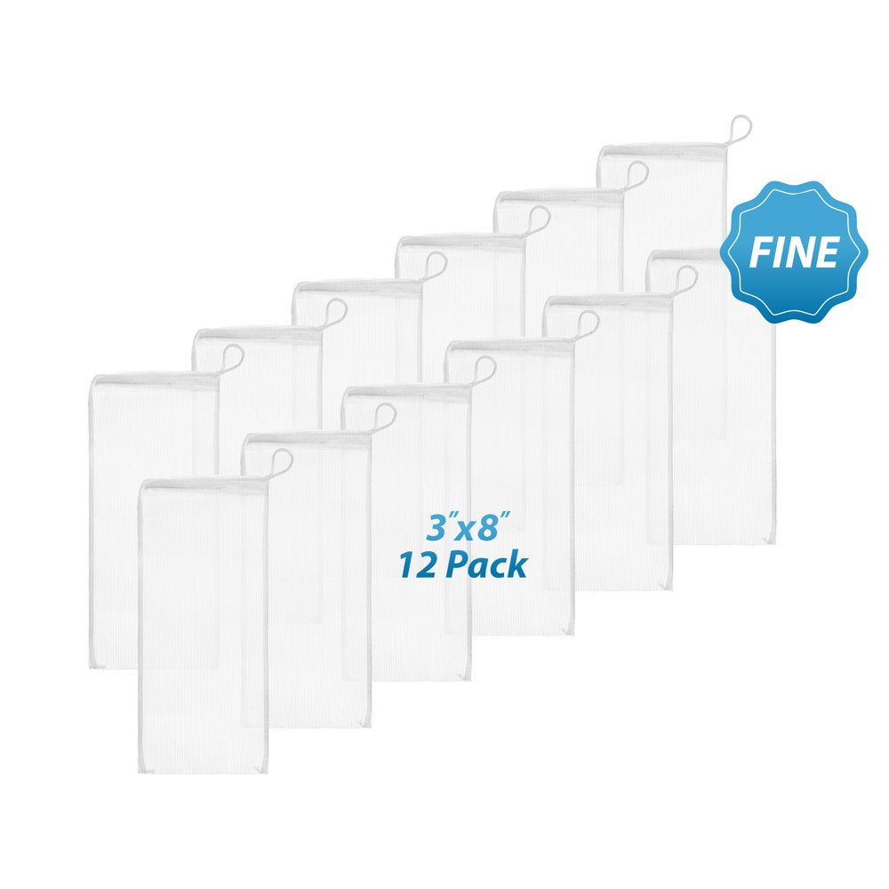 Aquatic Experts - Extra Fine Mesh Filter Media Bags, Bulk Aquarium Filter Bags, 4 Pack, 5" X 9" Animals & Pet Supplies > Pet Supplies > Fish Supplies > Aquarium Filters Aquatic Experts 3" x 8" - 12 Pack