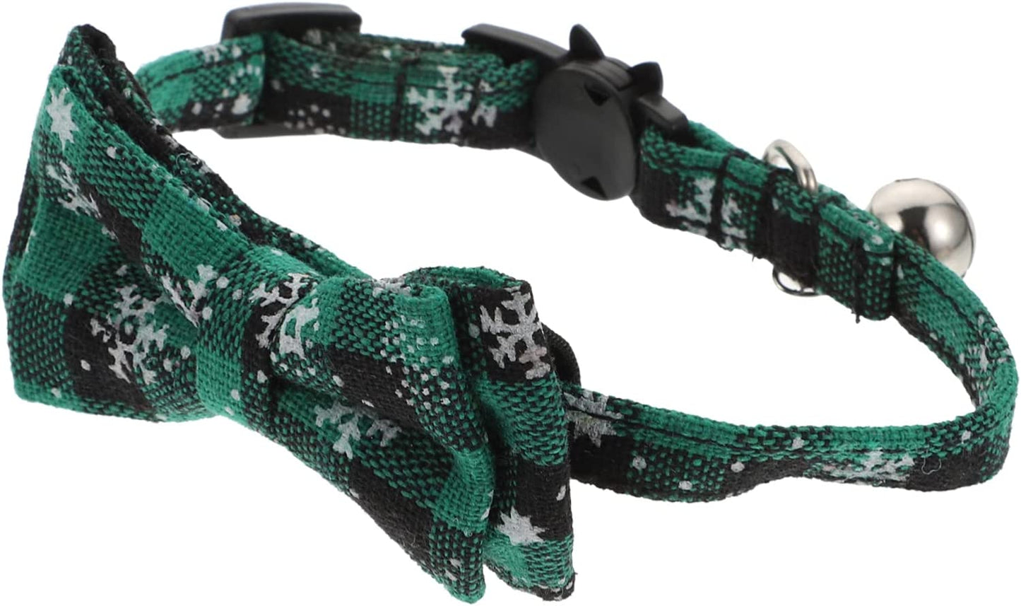 GLSTOY 1Pc Collar Nativity Accessories Puppy Outfits Bandanas for Small Dogs Cat Neckbands Adjustable Neck Collar Dog Cat Christmas Bow Tie Pet Supplies Cat Xmas Collars Pet Accessories Animals & Pet Supplies > Pet Supplies > Dog Supplies > Dog Apparel GLSTOY Green 27.5X3.5X1.5cm