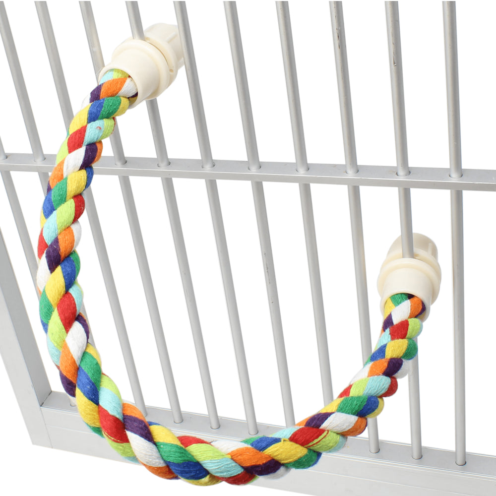 Bonka Bird Toys 1673 14Inch Parrot Rope Perch Bird Toy Animals & Pet Supplies > Pet Supplies > Bird Supplies > Bird Toys Bonka Bird Toys