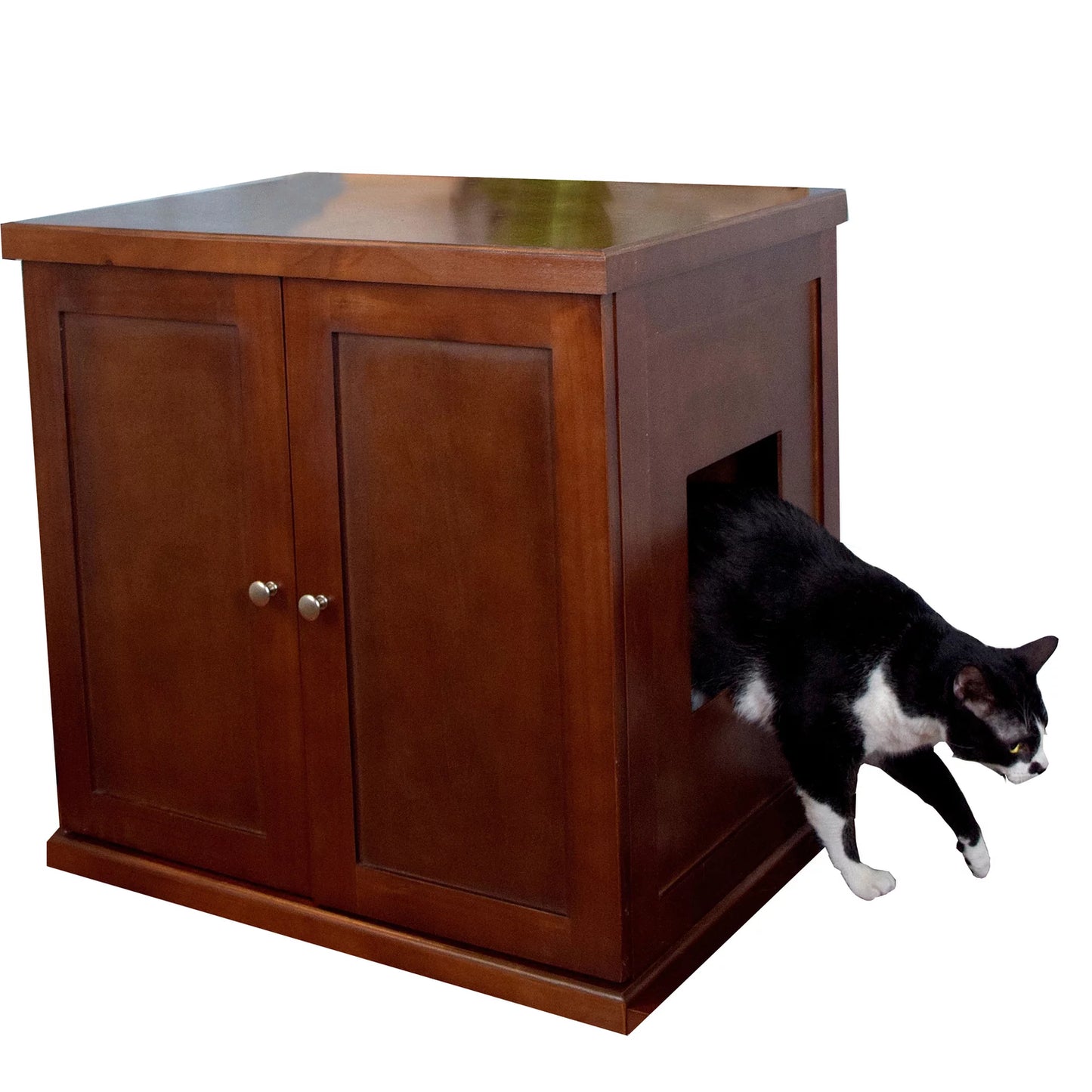 The Refined Feline Refined Litter Box, Large, Espresso Animals & Pet Supplies > Pet Supplies > Cat Supplies > Cat Furniture RefinedKind Pet Products Mahogany