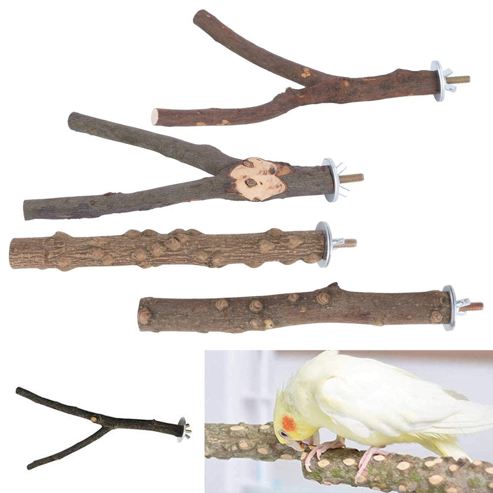 OTVIAP Bird Cage Accessories, Standing Stick Pole Pepper Wood Birdcage Paw Climbing Stands Set Bird Accessories,Bird Standing Stick Pole Animals & Pet Supplies > Pet Supplies > Bird Supplies > Bird Cages & Stands OTVIAP