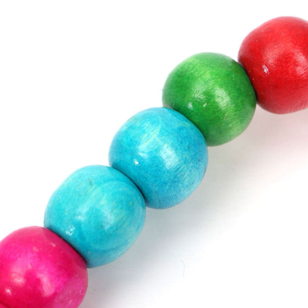 Bird Toy - Multi-Color Wooden Cage Hanging Swings Budgie Toys for Parakeet Parrot Parakeet Cockatiel Lovebird Animals & Pet Supplies > Pet Supplies > Bird Supplies > Bird Toys Qiilu