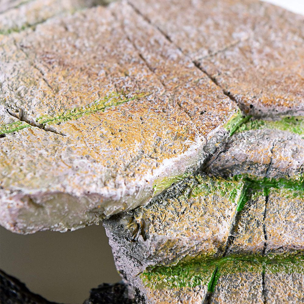 Penn-Plax Reptology Shale Scape Step Ledge & Cave Hideout for Reptiles – Medium Animals & Pet Supplies > Pet Supplies > Fish Supplies > Aquarium Decor Penn-Plax
