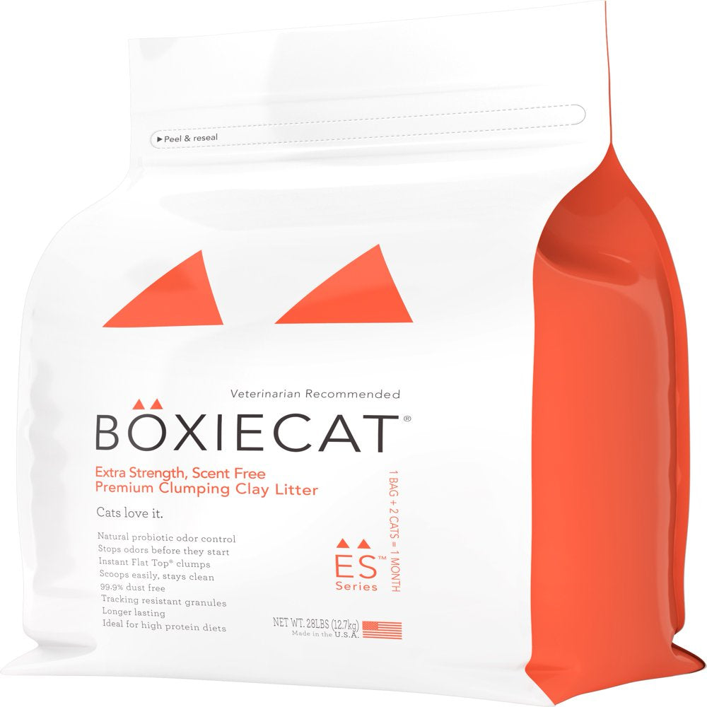 Boxiecat Extra Strength, Scent-Free, Premium Clumping Clay Litter, 16 Lb. Animals & Pet Supplies > Pet Supplies > Cat Supplies > Cat Litter Boxiecat LLC 28 lbs