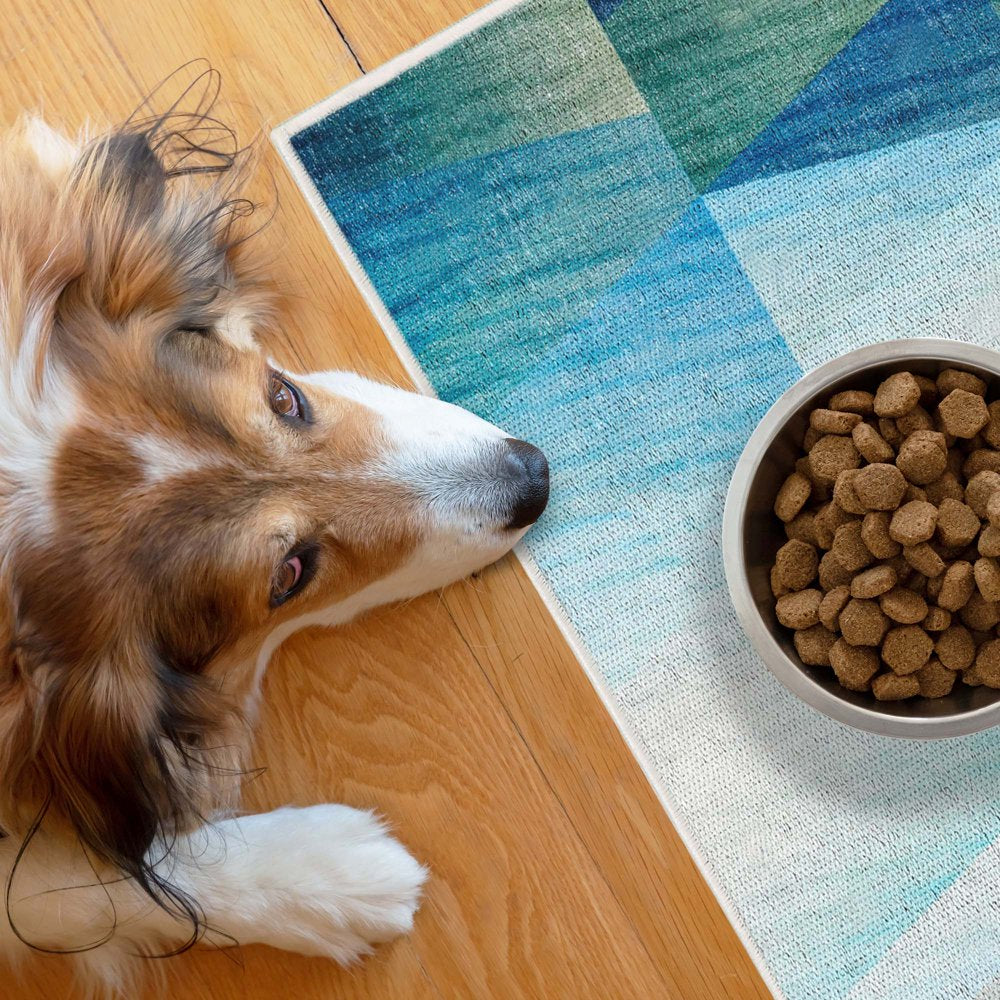 Sussexhome Pets Ultra-Thin Cat and Dog Litter Mat for Litter Box - Washable Soft Natural Cotton Cat and Dog Feeding Mat - Paws-Kind Slip Resistant Place Mat - 2' X 3' Animals & Pet Supplies > Pet Supplies > Cat Supplies > Cat Litter Box Mats SUSSEXHOME