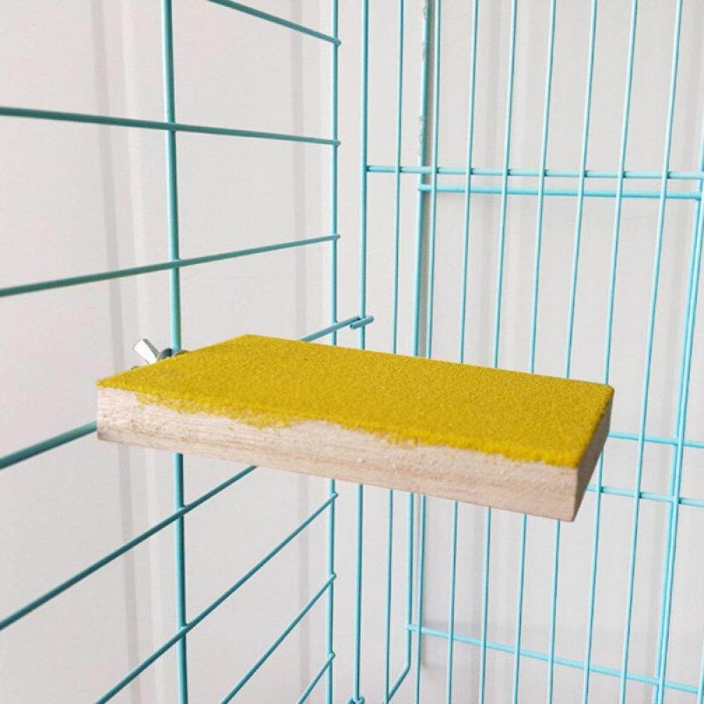 Perches Stand Platform Bird Toy Parrot Chew Toy Paw Grinding Clean for Toys Parrot Bites Parakeet Pet Supplies Animals & Pet Supplies > Pet Supplies > Bird Supplies > Bird Toys Overfox