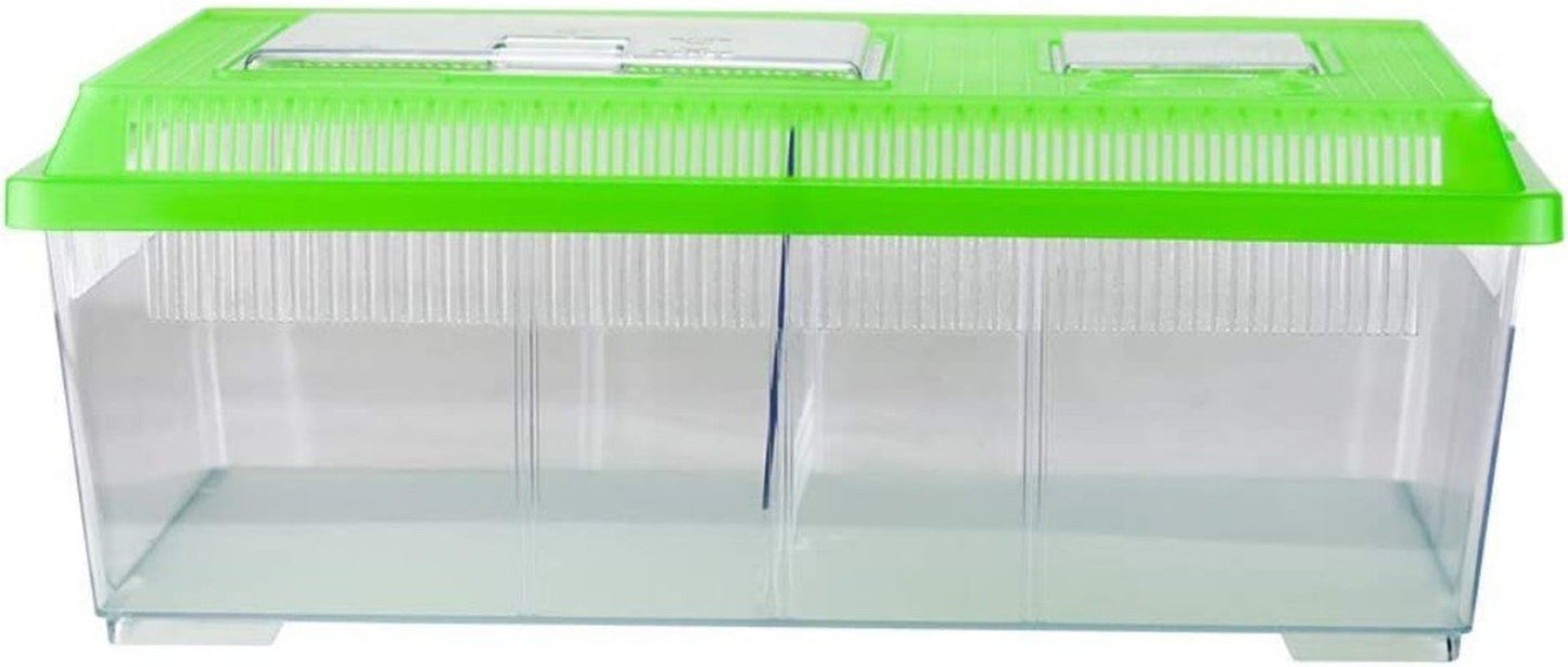 Large - 2 Count Lees Reptile Ranch Ventilated Reptile and Amphibian Rectangle Habitat with Lid Animals & Pet Supplies > Pet Supplies > Reptile & Amphibian Supplies > Reptile & Amphibian Habitats Lees