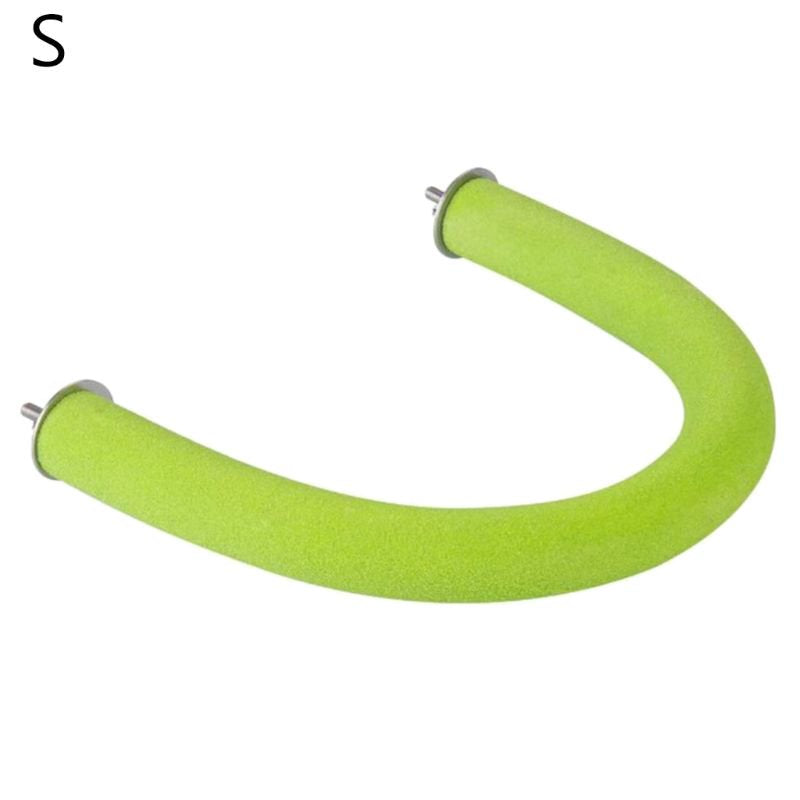 Parrot Perch Bird Stand Wooden U Shape Nail Perches Claw Grinding Cage Toys for Parrot Cockatiel Parakeet Conure Animals & Pet Supplies > Pet Supplies > Bird Supplies > Bird Cages & Stands STAGA S