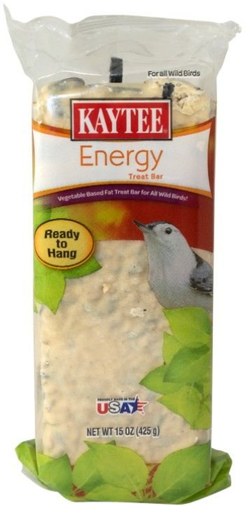 Kaytee Wild Bird Energy Treat Bar with Peanuts and Sunflower Seed 1 Count Pack of 2 Animals & Pet Supplies > Pet Supplies > Bird Supplies > Bird Treats Kaytee