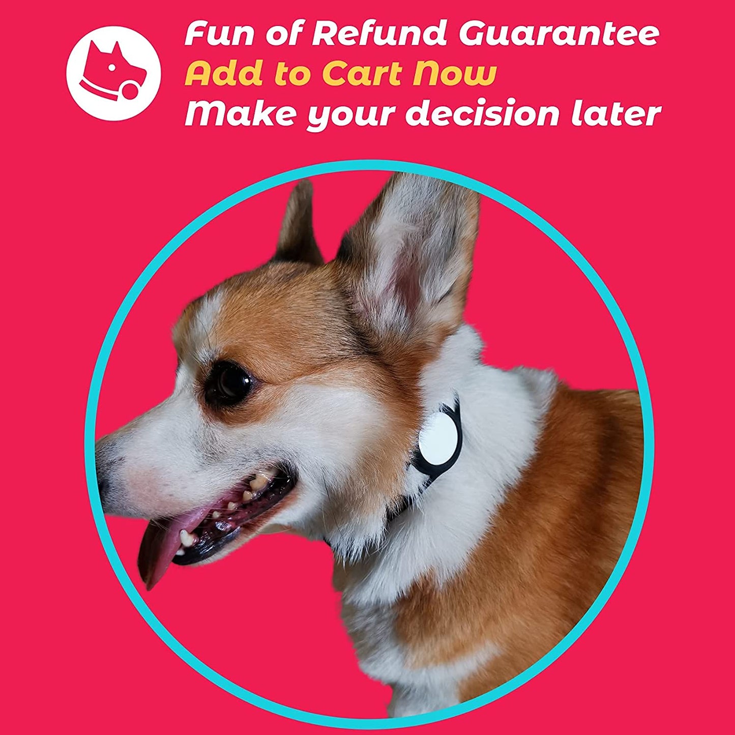 Dog Collar Compatible with Apple Airtag,Pet Collar Air Tag Holder-Blue Electronics > GPS Accessories > GPS Cases FOSSA