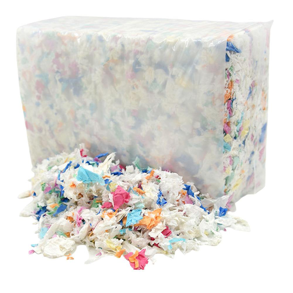 IMSHIE Small Pet Select Paper Bedding Dust-Free Small Animal Bedding Colorful Paper Litter for Small Animals for Hamsters Rabbits Guinea Pigs Accepted Animals & Pet Supplies > Pet Supplies > Small Animal Supplies > Small Animal Bedding IMSHIE Colorful paper cotton  