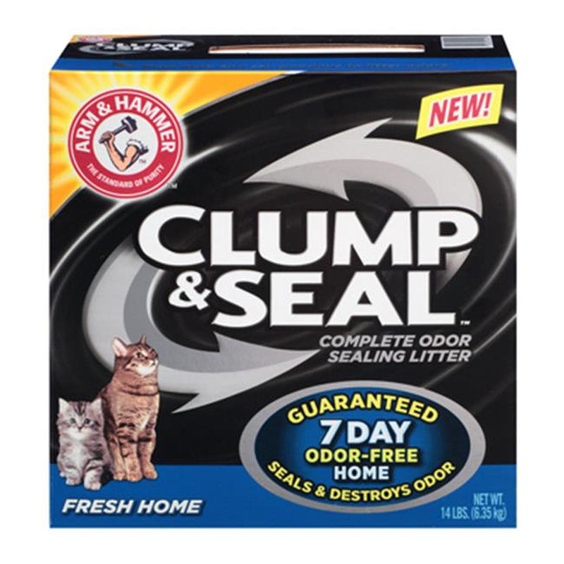 Church & Dwight 02142 14 Lbs. Clump & Seal Fresh Home Clumping Cat Litter Animals & Pet Supplies > Pet Supplies > Cat Supplies > Cat Litter Church & Dwight