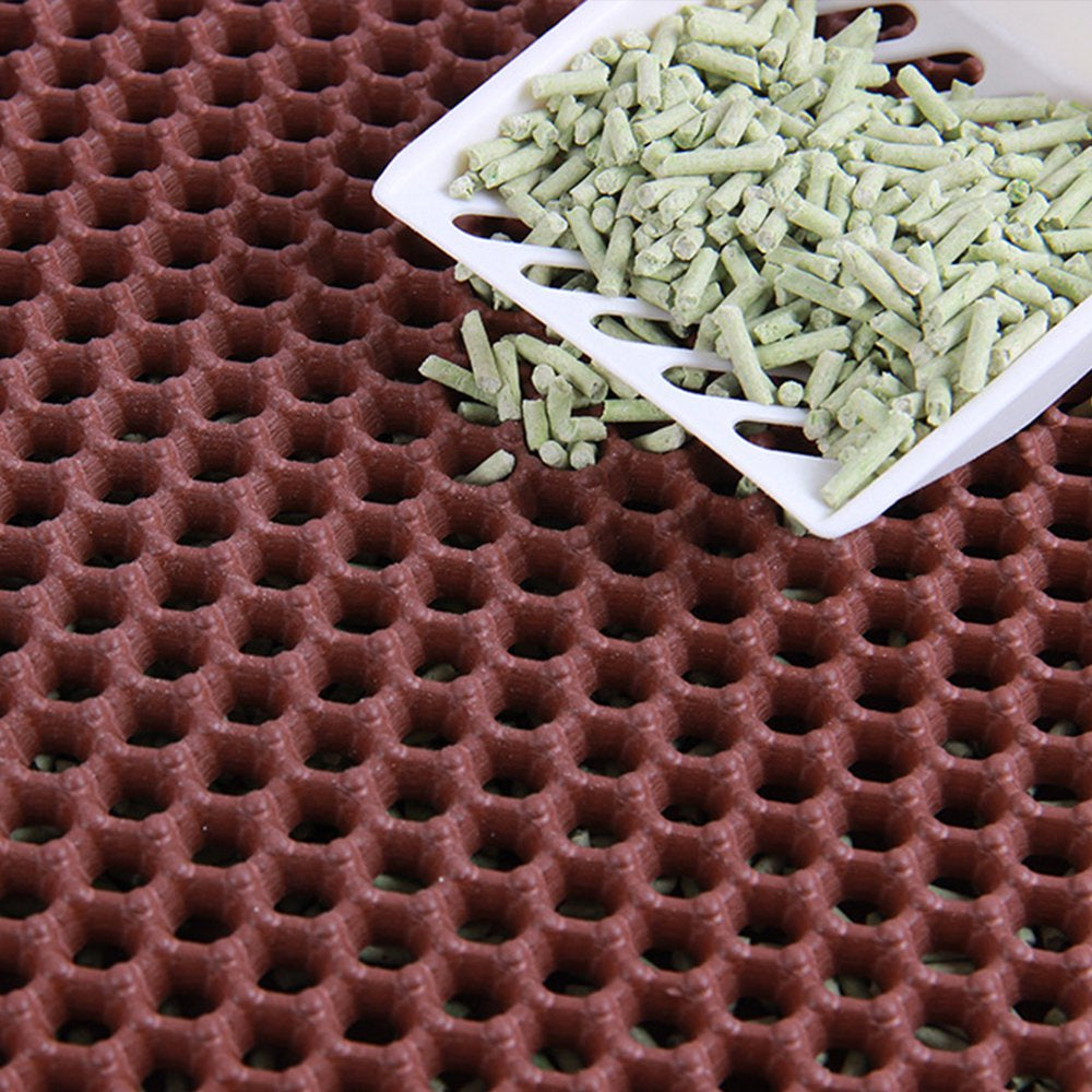 Cat Litter Trapper Litter Mat, Cat Mat, Litter Box Mat Water Proof Layer and Puppy Pad Option. Animals & Pet Supplies > Pet Supplies > Cat Supplies > Cat Litter Box Mats Foeses