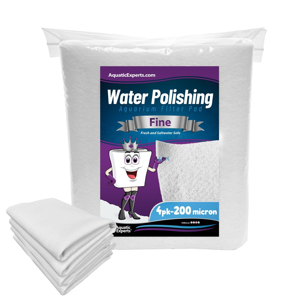 Aquatic Experts - Aquarium Polishing Filter Pad, 50-Micron Filter Pad, 1 Pack, 24'' X 36'' X 1/8'' Animals & Pet Supplies > Pet Supplies > Fish Supplies > Aquarium Filters Aquatic Experts 200 Micron - 4 pack