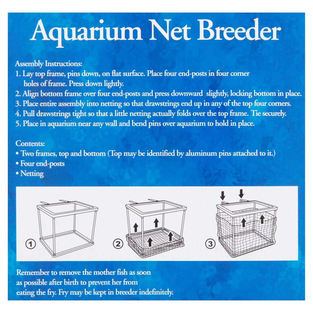 Aqua Culture Aquarium Breeder Fish Net Animals & Pet Supplies > Pet Supplies > Fish Supplies > Aquarium Fish Nets Wal-Mart Stores, Inc.   