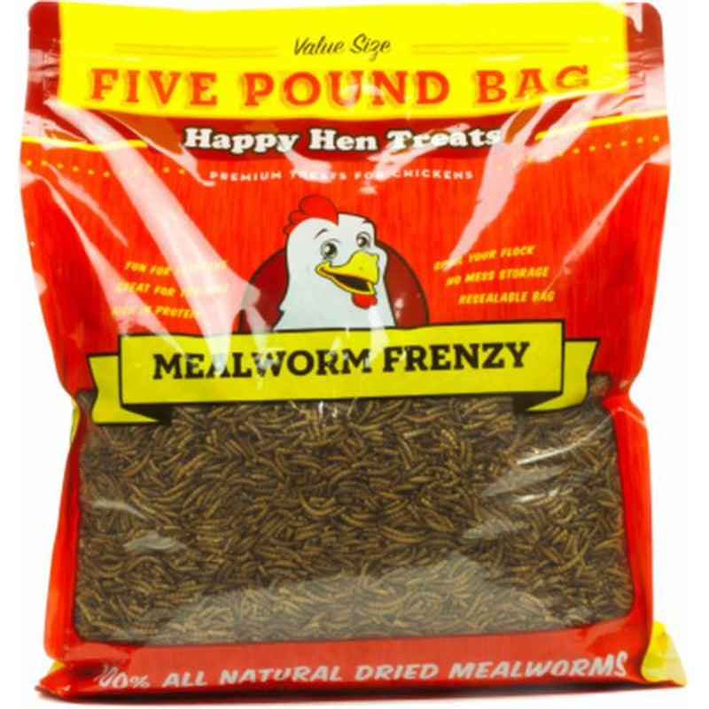 Happy Hen Treats 5 Lbs Mealworm Frenzy Animals & Pet Supplies > Pet Supplies > Bird Supplies > Bird Treats Happy Hen Treats