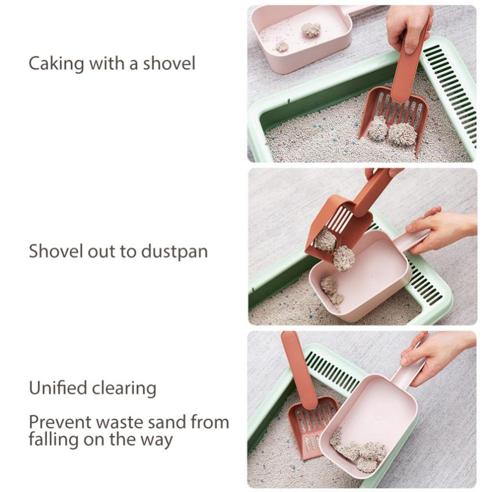 Pet Cat Litter Shovel Corrosion-Resistant High-Toughness for Small Medium Cats, Easy to Use Cat Poop Scoop Animals & Pet Supplies > Pet Supplies > Cat Supplies > Cat Litter Wisremt