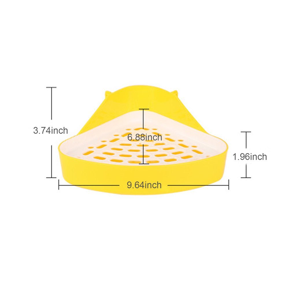 Htovila Animal Litter Potty Trainer Toilet Corner Litter Bedding Box Pet Pan for Baby Chinchillas Small Guinea Pigs Ferret Animals & Pet Supplies > Pet Supplies > Small Animal Supplies > Small Animal Bedding Htovila