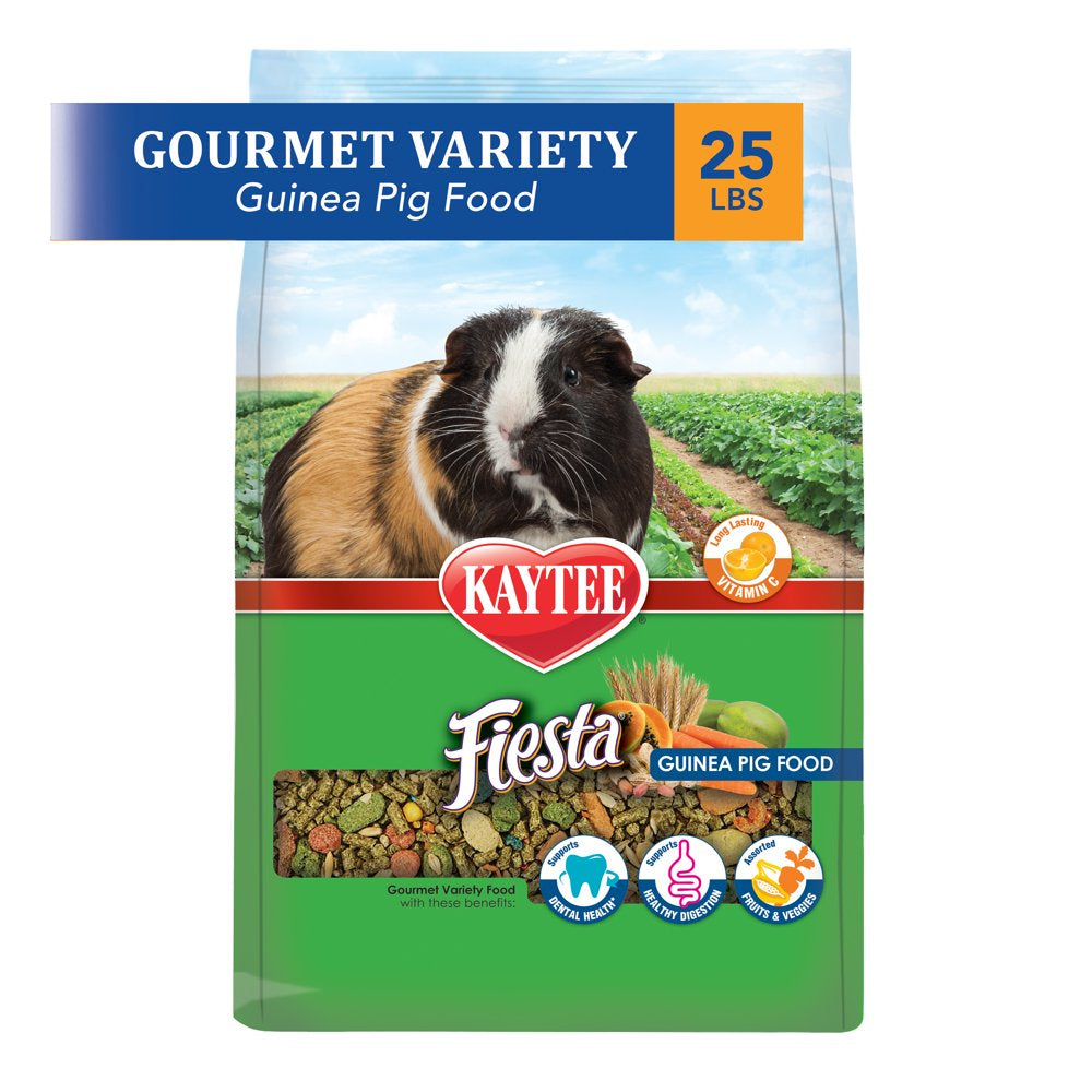 Kaytee Fiesta Guinea Pig Food, 4.5 Lb Animals & Pet Supplies > Pet Supplies > Small Animal Supplies > Small Animal Food Central Garden and Pet 25 lbs