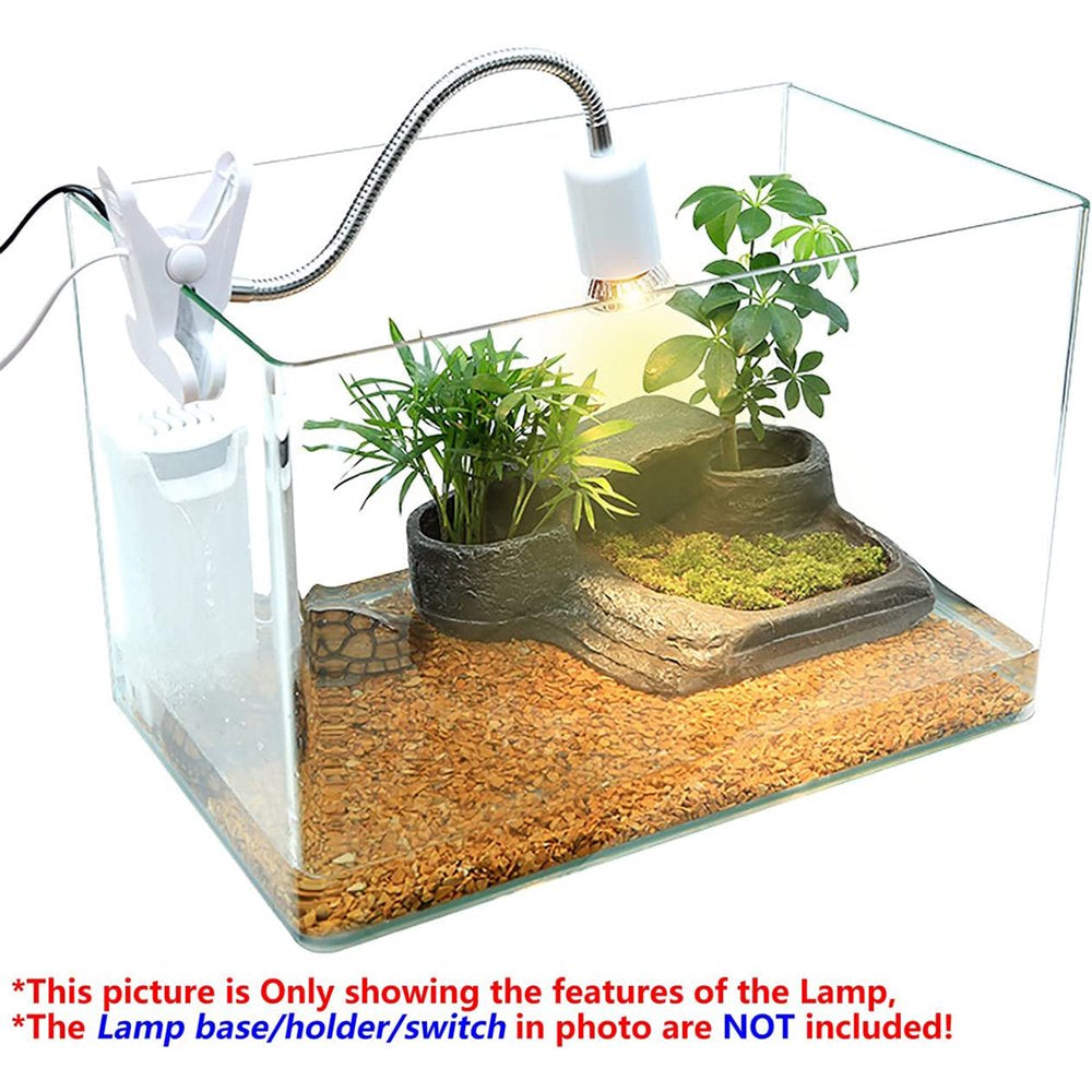 Reptile Heat Lamp,Heat Spotlight for Aquarium Reptile,Reptiles Habitat Sun Heat Lamp Bulb,Uva UVB Light Pet Heating Bulb(25W,110V) Heat Lamp