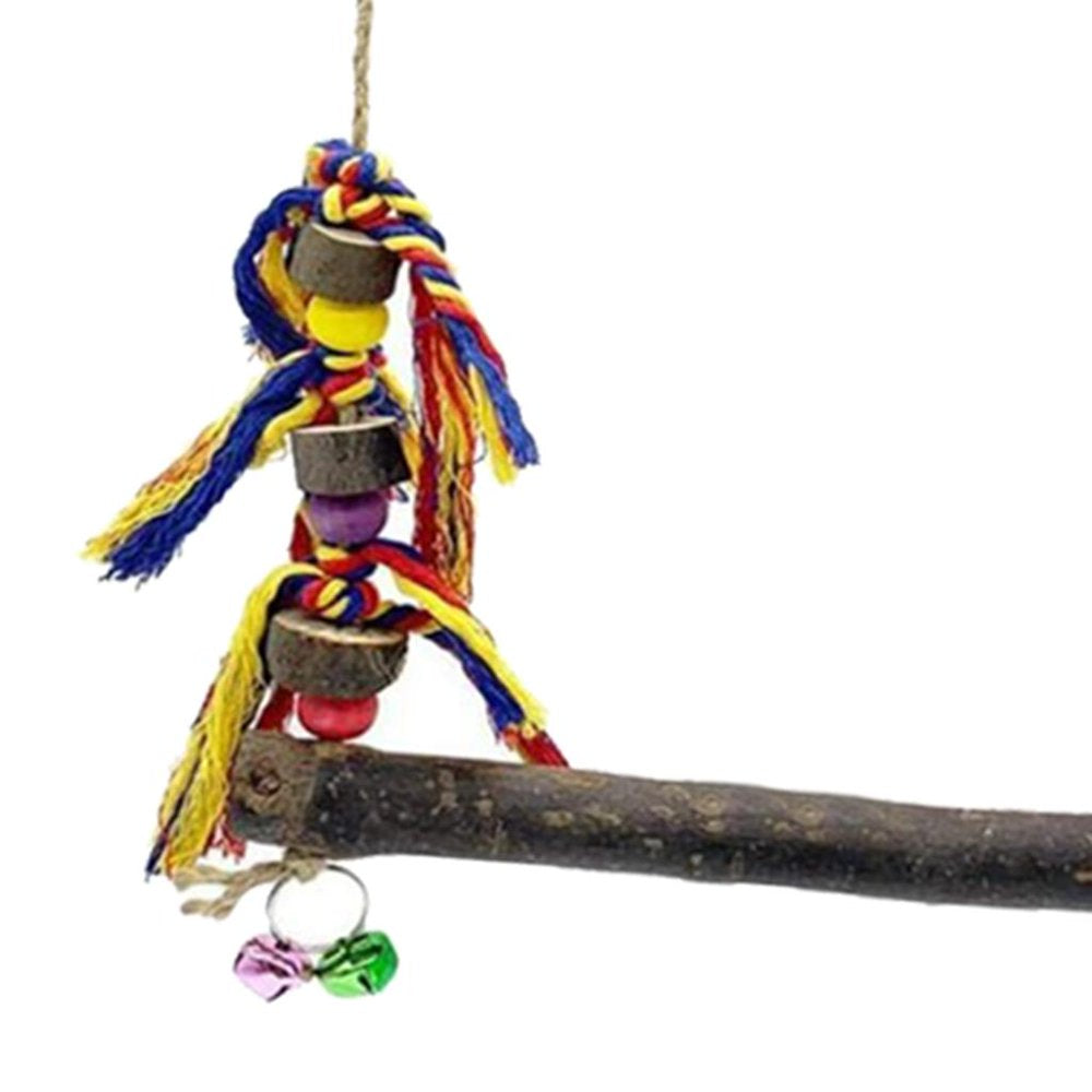 Chicken Ladder Wooden Bird Perch Toy Large Birds Canary B B Animals & Pet Supplies > Pet Supplies > Bird Supplies > Bird Ladders & Perches HOMYL