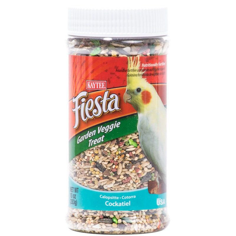 Kaytee Fiesta Garden Veggie Treat - Cockatiel 10Oz Pack of 4 Animals & Pet Supplies > Pet Supplies > Bird Supplies > Bird Treats Kaytee