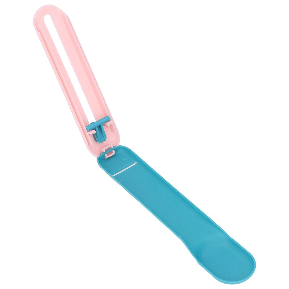 Cat Snack Spoon, Cat Treat Squeeze Spoon Sturdy Convenient Reliable for Feeding Pink Spoon with Blue Handle Animals & Pet Supplies > Pet Supplies > Cat Supplies > Cat Treats Higoodz Blue Spoon with Pink Handle