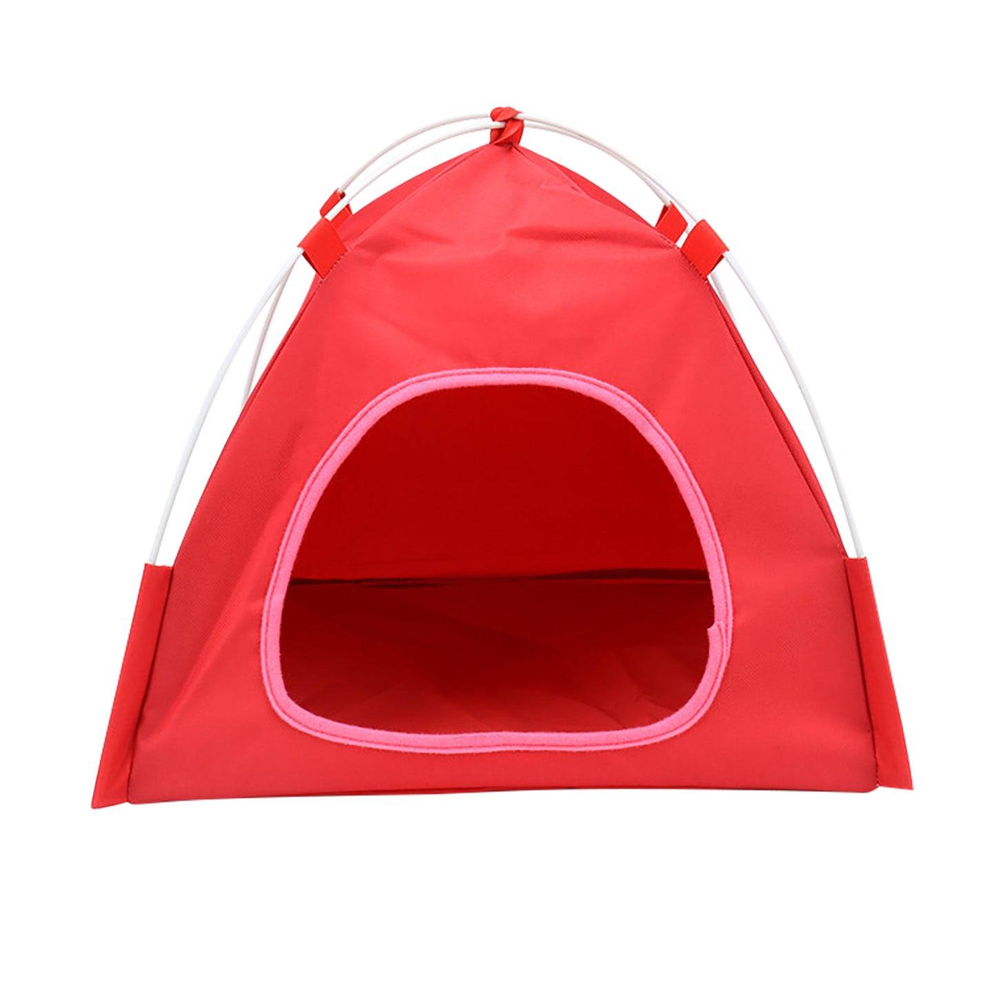 MIARHB Pet Hair Breathable Washable Pet Puppy Kennel Dog Cat Folding Indoor Outdoor House Bed Animals & Pet Supplies > Pet Supplies > Dog Supplies > Dog Houses MIARHB Red