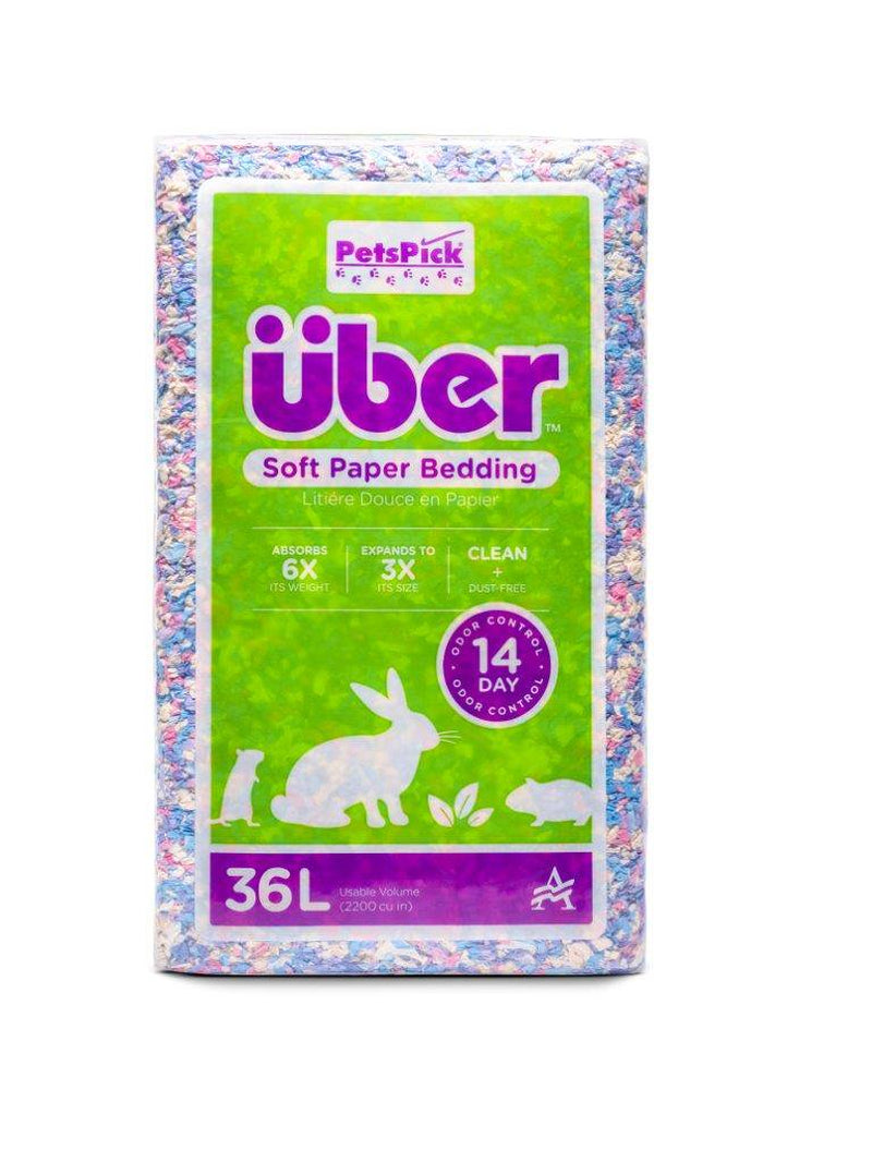 Pets Pick 36L Confetti Uber Pet Bedding Animals & Pet Supplies > Pet Supplies > Small Animal Supplies > Small Animal Bedding American Wood Fibers