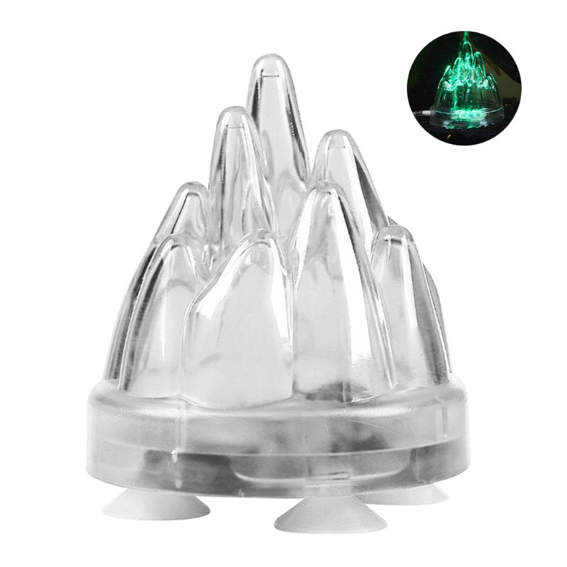 Aquarium Air Bubble Light LED Air Stone Light for Fish Tank Bubbler Decor Animals & Pet Supplies > Pet Supplies > Fish Supplies > Aquarium Lighting Teucfsky US 5