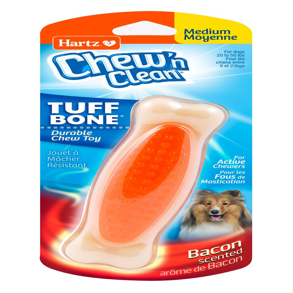 Hartz Chew 'N Clean Tuff Bone Dog Chew Toy, Small, Color May Vary Animals & Pet Supplies > Pet Supplies > Dog Supplies > Dog Toys Hartz Mountain Corp M