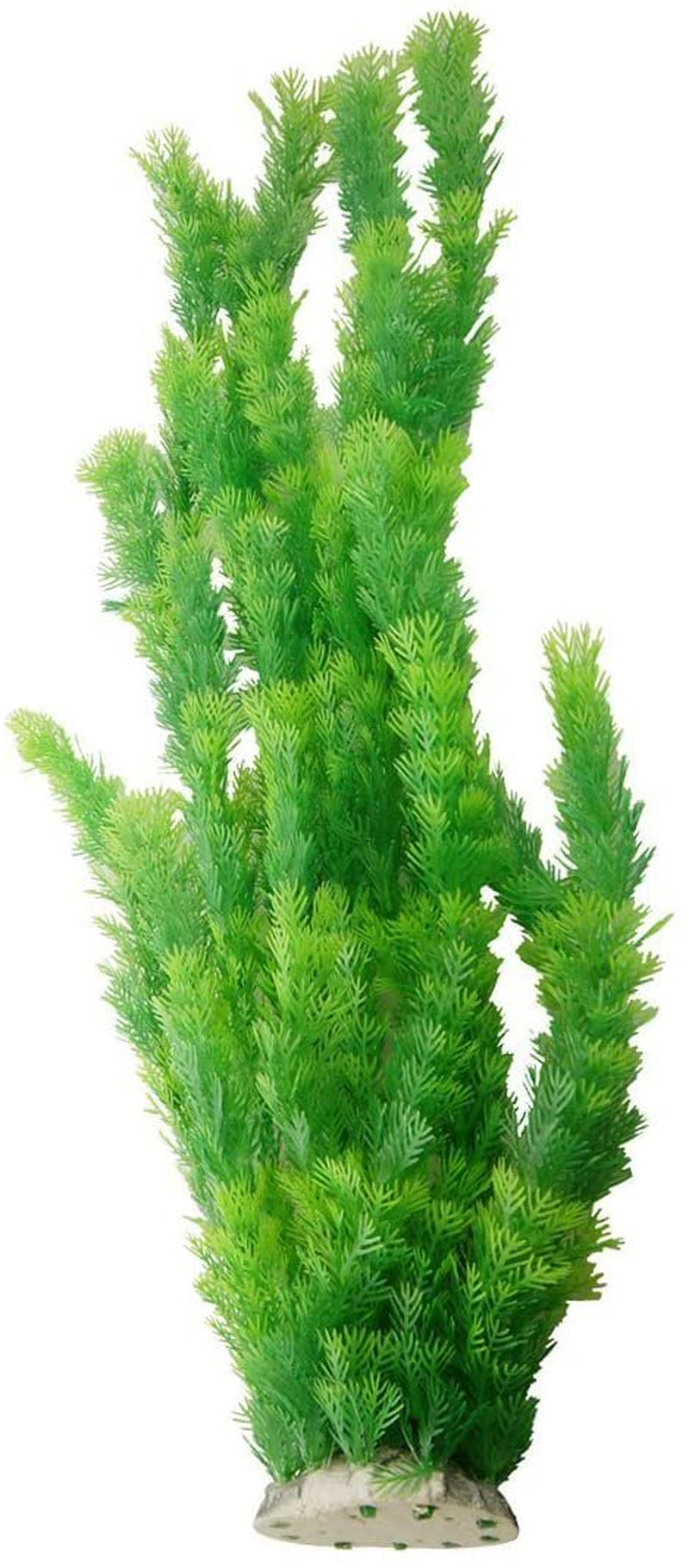 CNZ Aquarium Decor Fish Tank Decoration Ornament Artificial Plastic Plant Green, 21-Inch Tall Animals & Pet Supplies > Pet Supplies > Fish Supplies > Aquarium Decor CNZ