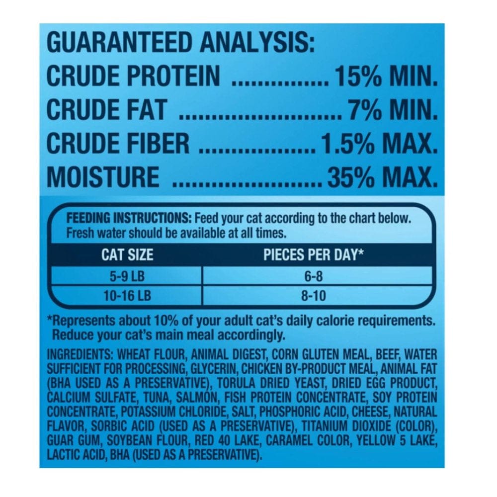 9Lives Soft Cat Treats, Ocean Medley Flavored, Made with Real Tuna and Salmon with Delicious Taste & Soft Textures 2.1-Ounce Bag Pack of 2 Animals & Pet Supplies > Pet Supplies > Cat Supplies > Cat Treats EBKK