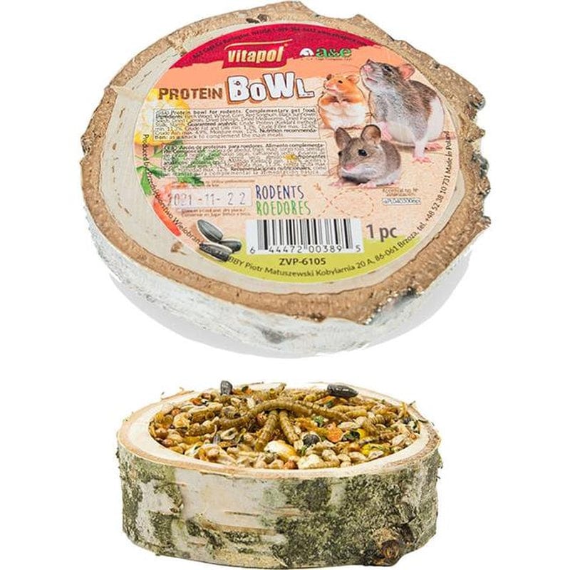 A&E Cage ZVP-6105 Protein Wooden Treat Bowl Animals & Pet Supplies > Pet Supplies > Bird Supplies > Bird Treats A&E Cage