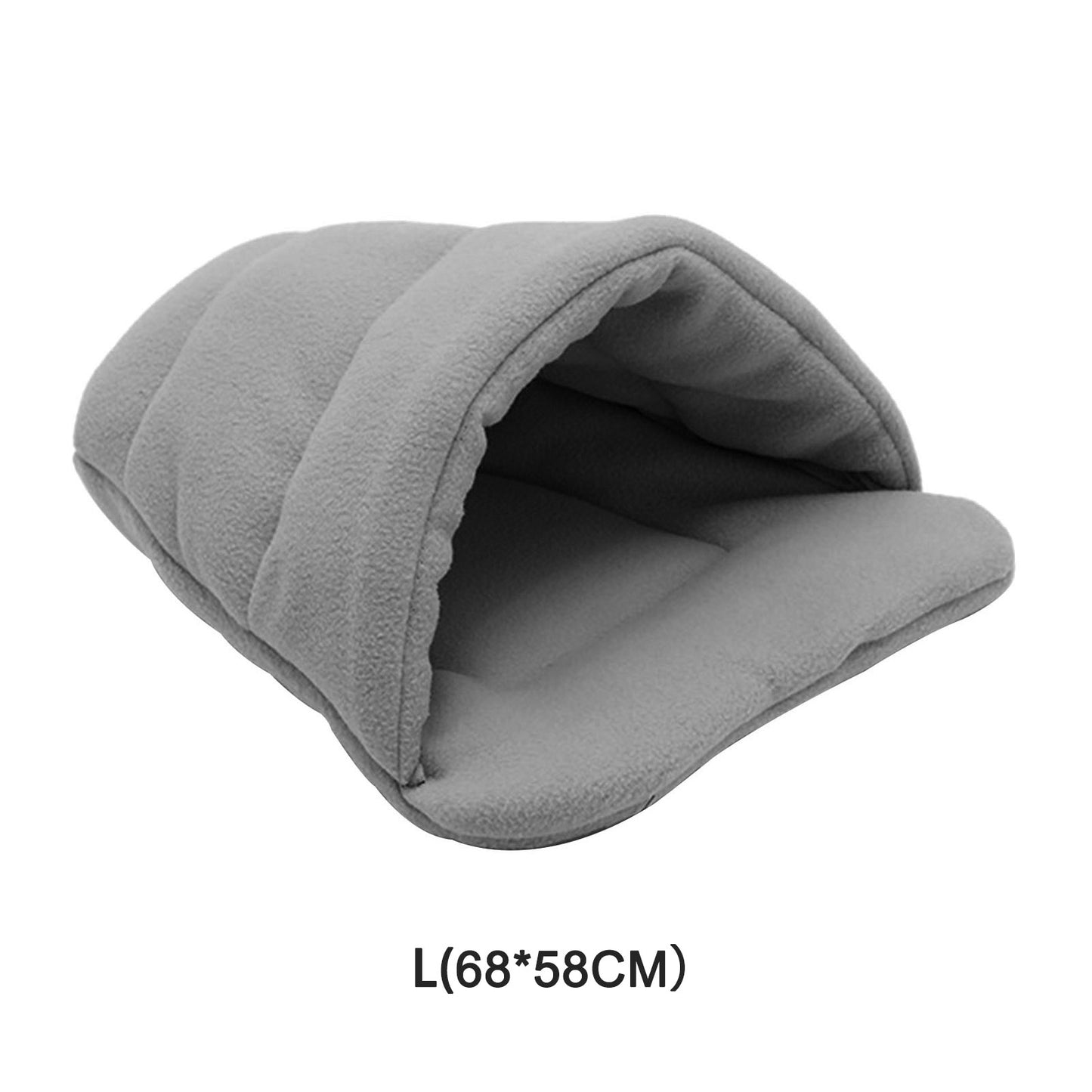 Pet Cat Puppy Sleeping Bag Warm Soft Dog Bed Cuddler House Pet Nest Cuddle Cave Dog Bed Sleeping Cushion for Pets Animals & Pet Supplies > Pet Supplies > Cat Supplies > Cat Beds ametoys L Size Gray