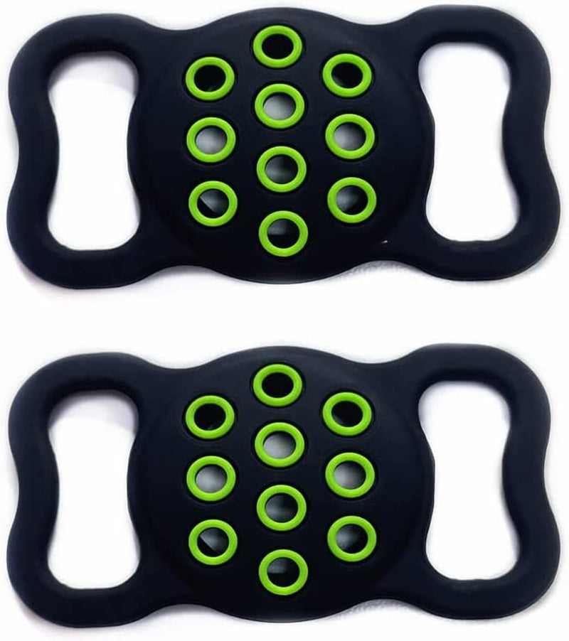 Airtag Dog Collar Holder – Premium Lightweight Silicone Cat & Dog Airtag Holder Electronics > GPS Accessories > GPS Cases fatdaa Green