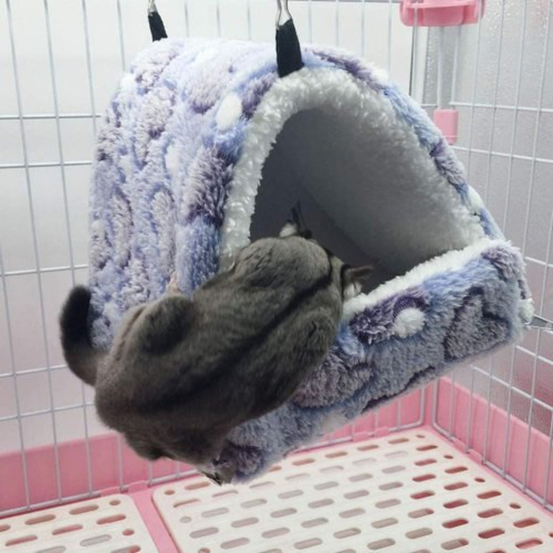Sunjoy Tech Small Pet Cage Hammock, Hanging Bed for Small Animals Pet Cage Hammock Accessories Bedding for Chinchilla Parrot Sugar Glider Ferrets Rat Hamster Rat Playing Sleeping Animals & Pet Supplies > Pet Supplies > Small Animal Supplies > Small Animal Bedding SUNJOY TECH INC