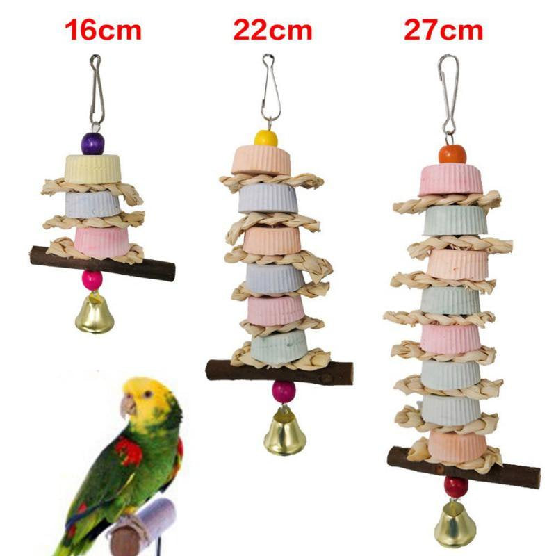 Birds Parrot Grinding Stone Chewing Toy Mouth Molars Stone Toys Hanging String Parrot Cage Parakeet Cockatiel Toy Mineral, 8.66 Inches Animals & Pet Supplies > Pet Supplies > Bird Supplies > Bird Toys Pretty Comy