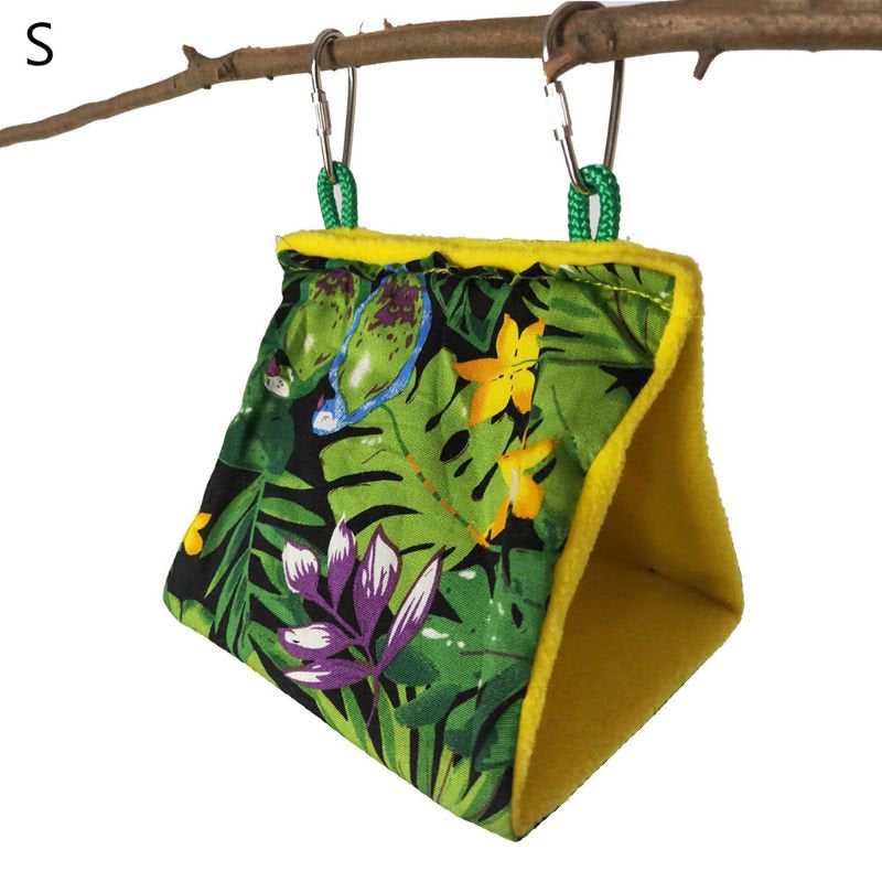 HLGDYJ Bird Nest Hanging Cage Tent for Small Pets Parrot Hammock Parakeet Stand Swing Animals & Pet Supplies > Pet Supplies > Bird Supplies > Bird Cages & Stands HLGDYJ S