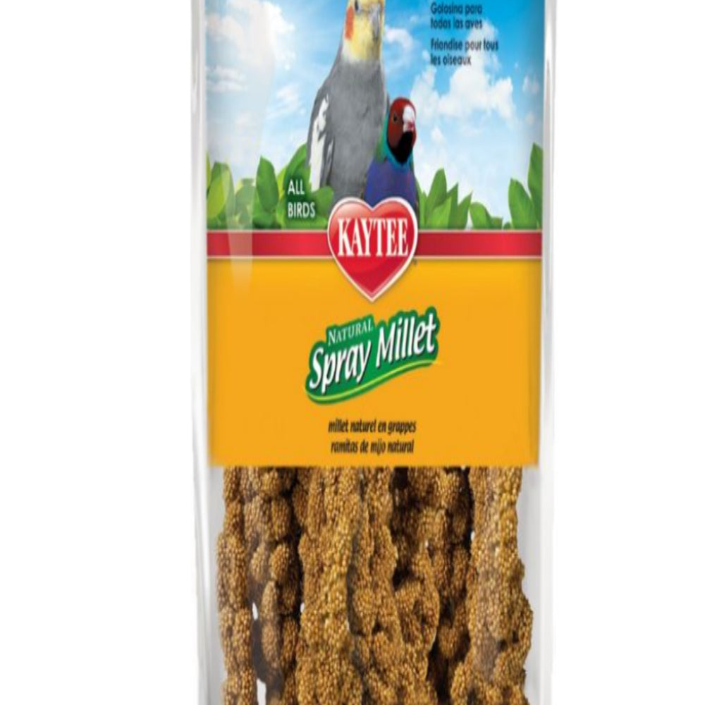 Kaytee Natural Spray Millet for Birds 7 Oz- Pack of 2 Animals & Pet Supplies > Pet Supplies > Bird Supplies > Bird Treats Kaytee