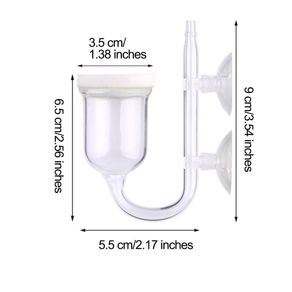 Ankishi Glass Oxygen Refiner Air Stone Fish Tank Bubble Diffuser Animals & Pet Supplies > Pet Supplies > Fish Supplies > Aquarium Air Stones & Diffusers Ankishi