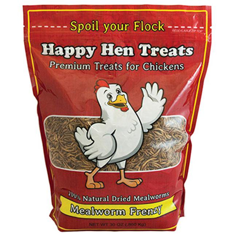 Happy Hen Treats 17003 30 Oz. Mealworm Frenzy Animals & Pet Supplies > Pet Supplies > Bird Supplies > Bird Treats Happy Hen Treats