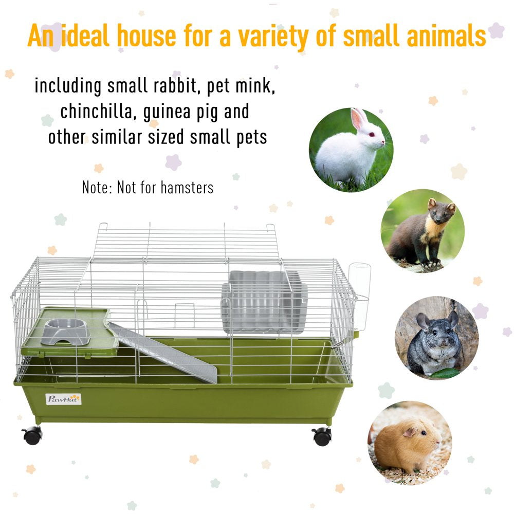 Pawhut Small Animal Cage with Platform, 35" Animals & Pet Supplies > Pet Supplies > Small Animal Supplies > Small Animal Habitats & Cages Aosom LLC   