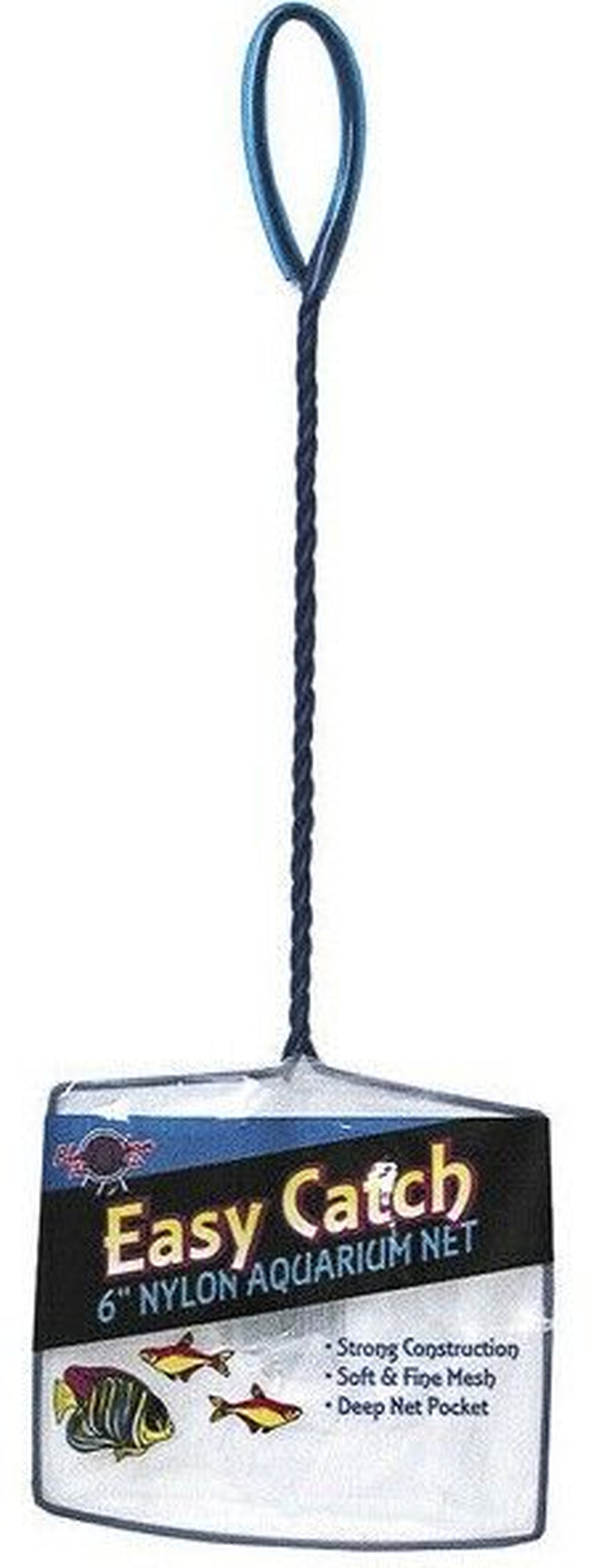 Blue Ribbon Pet Easy Catch Soft and Fine Nylon Aquarium Net 1 Count (6"W Net) Animals & Pet Supplies > Pet Supplies > Fish Supplies > Aquarium Fish Nets Blue Ribbon Pet