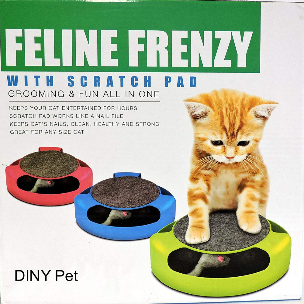 Carkira Pet Cat Rotating Mouse Board Toy Interactive Catch Training, Green Animals & Pet Supplies > Pet Supplies > Cat Supplies > Cat Toys Carkira
